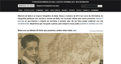 Desktop Screenshot of memoriadesada.com